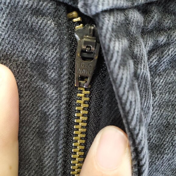 Old Navy Jeans Womens 10 Black OG Straight Smooth Pockets Stretch Denim - Picture 10 of 12